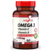 Nevfix Omega 3 Balık Yağı 1300 mg 90 Yumuşak Kapsül - 1