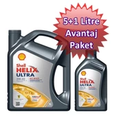 SHELL HELİX ULTRA ECT MULTI 5W30 - 5+1 LİTRE AVANTAJ PAKET - 1