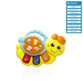 Bebeğinizin Eğlence ve Öğrenmesini Bir Araya Getiren Solucan Temalı Işıklı ve Müzikli Piyano - 3