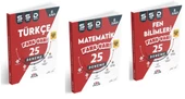 KORAY VAROL YAYINLARI 8. SINIF TÜRKÇE - MATEMATİK - FEN BİLİMLERİ 25 SİSTEMATİK SARMAL DENEME (3 KİTAP) - 1