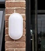 Horoz Aydos 15W Oval Beyaz Led Nem Su Geçirmez Banyo Bahçe Modern Tavan Lambası Beyaz Işık - 1