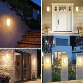 Horoz Aydos 15W Oval Beyaz Led Nem Su Geçirmez Banyo Bahçe Modern Tavan Lambası Beyaz Işık - 8