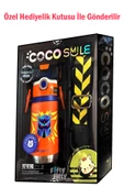 CocoSmile Özel Kutulu 500 ML Pipetli Çelik Termos -Boyun Askılı- 4 Farklı Robot Modeli  cs0001 - 12
