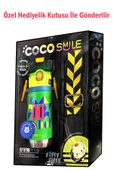 CocoSmile Özel Kutulu 500 ML Pipetli Çelik Termos -Boyun Askılı- 4 Farklı Robot Modeli  cs0001 - 3