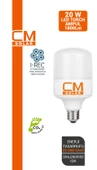 CMSOLAR LED TORCH AMPUL 20W E27 Duy 6500K Beyaz Işık 1800 Lümen - 1
