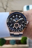 Daniel Klein DKISTE1008 Kasası Rose Kordonu Siyah Renk Hediye Paketli İç Göstergeleri Aktif Erkek Kol Saati thumbnail 2