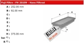 HAVA FİLTRESİ 126 BIS - 1