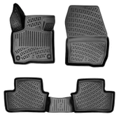 Rizline Peugeot 308 2022+ Elektrikli 3D Havuzlu Paspas Siyah thumbnail 2