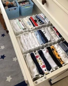 8 Bölmeli Dolap ve Çekmece Içi Düzenleyici Akordiyon Organizer L-00517 (1 Adet) - 4