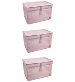 Çok Amaçlı Düzenleyici Kutu Organizer Cırt Cırtlı Hurç Mega Plus Boy 40cm X 30cm X 70cm (5 Adet) - 2