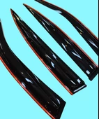 Honda Civic FB7 2012-2016 Arası Kırmızı Kromlu Cam Rüzgarlığı thumbnail 11