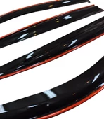 Honda Civic FB7 2012-2016 Arası Kırmızı Kromlu Cam Rüzgarlığı thumbnail 3