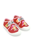 Gezer Cute Girl Yazlık Keten Kız Çocuk Ayakkabı Kırmızı - 2