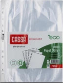 Cassa Poşet Dosya Eco 30 Mikron 100'Lü 5 Paket ( 500 Adet ) - 1