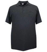 Erkek Büyük Beden 115-171 Kilo Arası İçin Uygun Polo Yaka Tişört Antrasit - 1