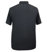 Erkek Büyük Beden 115-171 Kilo Arası İçin Uygun Polo Yaka Tişört Antrasit - 3