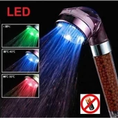 5 Adet Tasarruflu Boncuklu Ledli Duş Başlık-pil veya Elektrik Gerekmez Kinetik Enerjili - 5