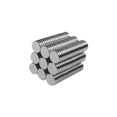 N35 8x3mm Neodyum Mıknatıs 250 Adet, Yuvarlak, Nikel Kaplamalı Kaliteli ve Dayanıklı Ürün - 4