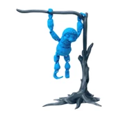 3D Hareketli Oyuncak Tembel Hayvan (Sloth) Ağaç Dekoru Dahil - Mavi thumbnail 3