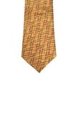 Cengiz İnler Geometrik Desen Mendilli Mikrofiber Erkek Kravat - 2