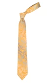 Cengiz İnler Çiçek Desen Mendilli Mikrofiber Erkek Kravat - 10