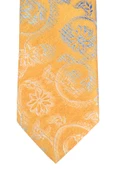 Cengiz İnler Çiçek Desen Mendilli Mikrofiber Erkek Kravat - 9