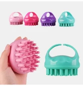 Mikro Dikenli Silikon Masaj Aleti, Kafa ve Selülit Masaj Fırçası - 3
