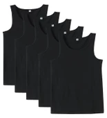 5 Adet Büyük Beden Redzone Klasik Pamuk Atlet - 3