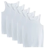 5 Adet Büyük Beden Redzone Klasik Pamuk Atlet - 1