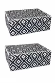 Baza Altı Boy Çok Amaçlı Düzenleyici Kutu Organizer Cırt Cırtlı Hurç 19cm X 40cm X 50cm (5 Adet) - 2