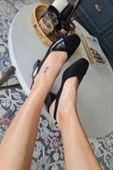 10 1010 Topukla Kadın 6 cm Topuklu Loafer Günlük Ayakkabı - 8