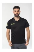 Diadora Nacce Siyah Polo Yakalı T-Shirt  -  1TSR06-Siyah - 1