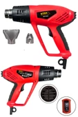 RED 5000 W Çift Kademeli Sıcak Hava Isı Tabancası Çift Kademeli Termik Koruma Bakır Rezistant 1100 C - 1