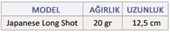 Japanese Long Shot Suni Yem Maket Balık 12.5Cm 20Gr - 2