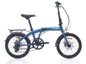 BIANCHI F013 20 JANT KATLANIR BİSİKLET  290H AL-6061 7 VİTES VB BLACK-CELESTE - 1