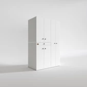 Kenzlife çamaşır-kurutma makinesi dolabı şahrur sağ byz 187*120*60 çekmeceli banyo thumbnail 3