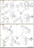 Kenzlife çamaşır-kurutma makinesi dolabı nazzam byz 187*170*60 çekmeceli raflı banyo - 6
