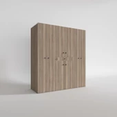 Kenzlife çamaşır-kurutma makinesi dolabı nazzam crd 187*170*60 çekmeceli raflı banyo thumbnail 3