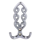 Sırma Askı Portmanto Metal Vestiyer Duvar Dolap Elbise Askısı Krom Renk Mobilya Kapı Askılığı Aparat thumbnail 2