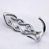 Sırma Askı Portmanto Metal Vestiyer Duvar Dolap Elbise Askısı Krom Renk Mobilya Kapı Askılığı Aparat thumbnail 4