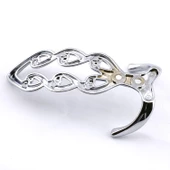 Sırma Askı Portmanto Metal Vestiyer Duvar Dolap Elbise Askısı Krom Renk Mobilya Kapı Askılığı Aparat thumbnail 6