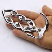 Sırma Askı Portmanto Metal Vestiyer Duvar Dolap Elbise Askısı Krom Renk Mobilya Kapı Askılığı Aparat thumbnail 3