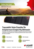 Arçelik ARCLK-FSB-100W 4 KatlanırTaşınabilir Güneş Paneli - 4