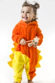Welsoft Peluş Fermuarlı Kışlık Unisex Kız Erkek Bebek Uyku Tulumu Bebek Tulumu Çocuk Tulumu - 2