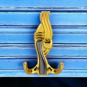 Efsane Askı Portmanto Metal Vestiyer Duvar Dolap Elbise Askısı Gold Mobilya Kapı Askılığı Aparatı - 6