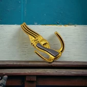 Efsane Askı Portmanto Metal Vestiyer Duvar Dolap Elbise Askısı Gold Mobilya Kapı Askılığı Aparatı - 3