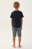 Arnetta Erkek Çocuk Lacivert Şortlu Pijama Takım 2981 thumbnail 3