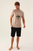 Arnetta Erkek Kum Şortlu Pijama Takımı 2987 thumbnail 1