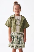 Kız Çocuk Safari Tshirt 36505 - 8