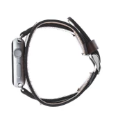 Apple Watch Uyumlu Deri Kordon 38-40-41mm Cuff Taba - 4